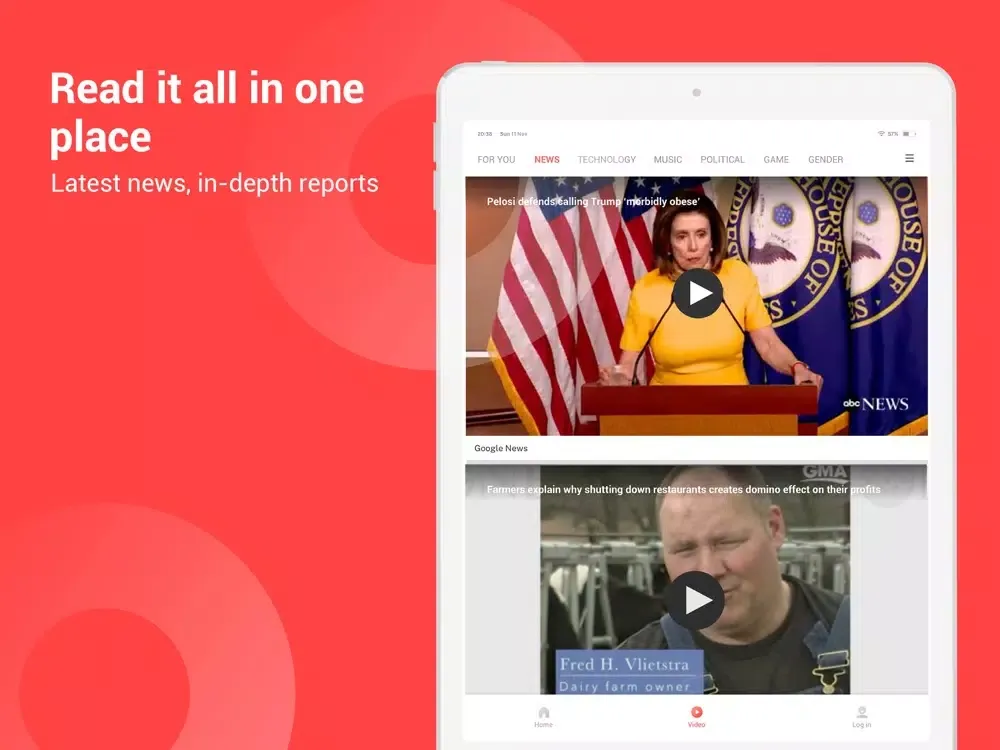 Zrzuty ekranu Top Feed - More than news! iPad 