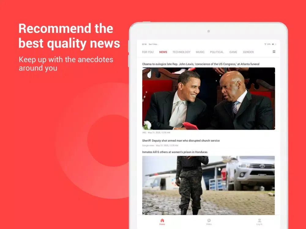 Zrzuty ekranu Top Feed - More than news! iPad 