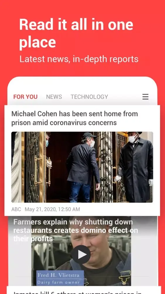 Zrzuty ekranu Top Feed - More than news!