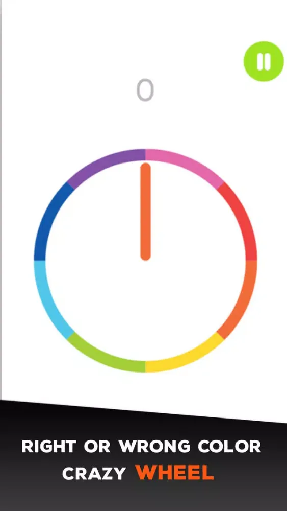 Tangkapan skrin Crazy Wheel - Color Wheel