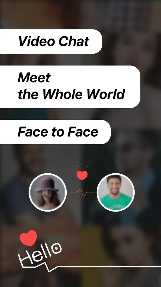 Hello: 1v1 Random Video Chat স্ক্রিনশট