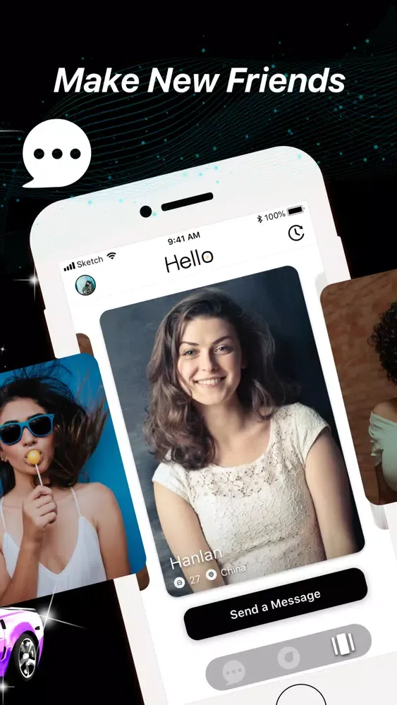 Hello: 1v1 Random Video Chat স্ক্রিনশট