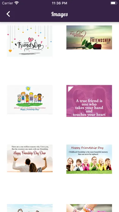 Zrzuty ekranu Friendship Gif Status Messages