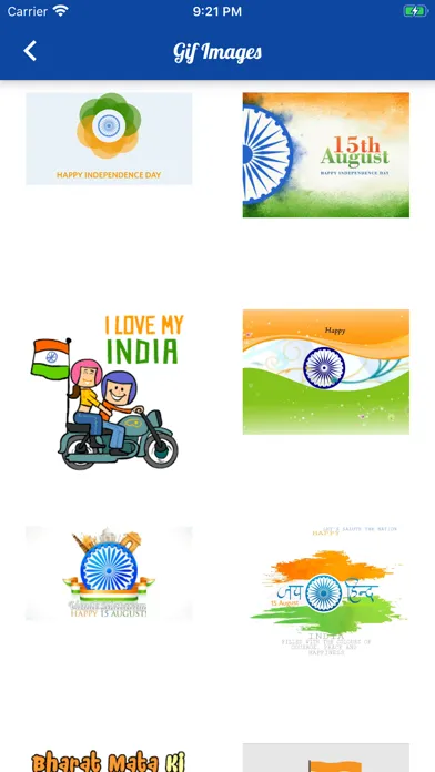 Capturas de tela do Happy Independence Day Images