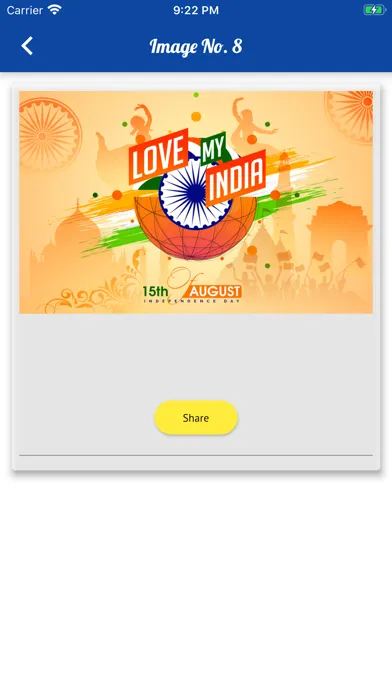 Capturas de tela do Happy Independence Day Images