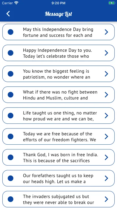 Capturas de tela do Happy Independence Day Images