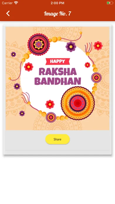 Captures d'écran de Rakshabandhan Images Greetings