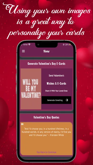 Screenshot di Valentine Day Wishes Image Gif