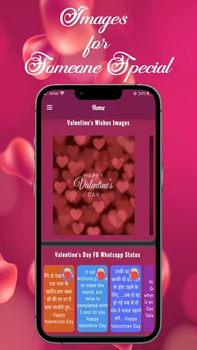 Screenshot di Valentine Day Wishes Image Gif