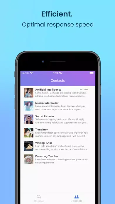 Chatty AI - Chat Bot Screenshots