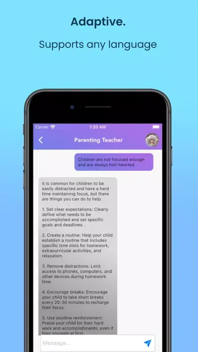 Chatty AI - Chat Bot Screenshots