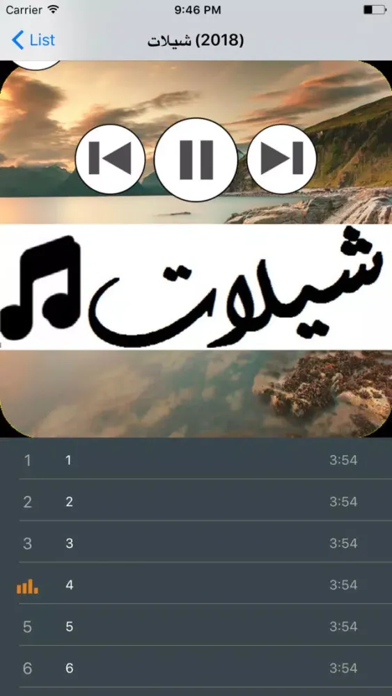 Скриншоты اجمل الشيلات المنوعة بدون نت