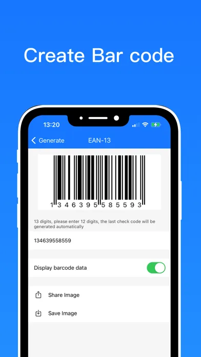 Tangkapan layar QRCode - Scanner & Creator app