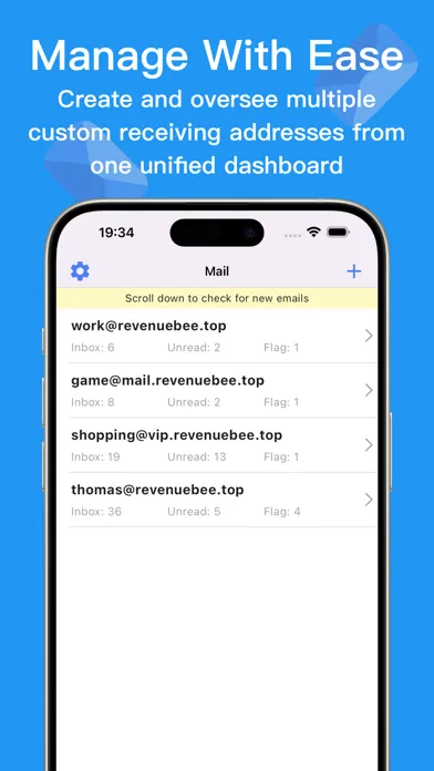 Zrzuty ekranu Mail Hub: Multiple Email Boxes