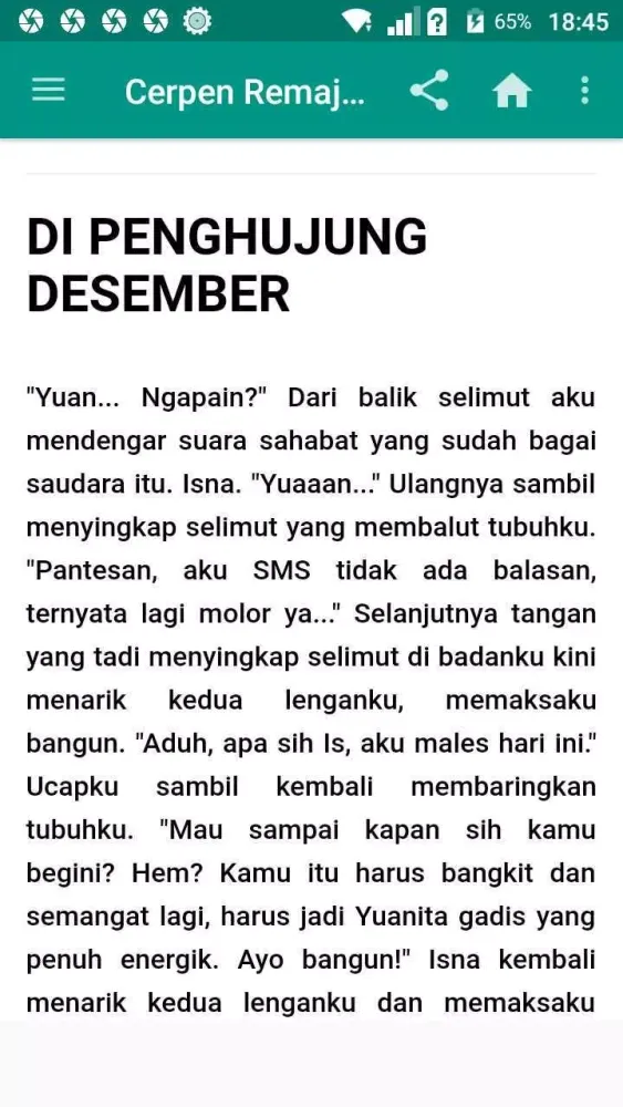 Скриншоты Cerpen Remaja Jaman Now