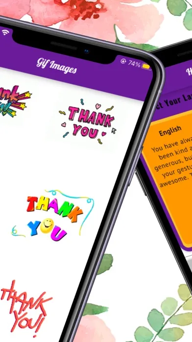 Tangkapan layar Thank You Greetings Card Maker