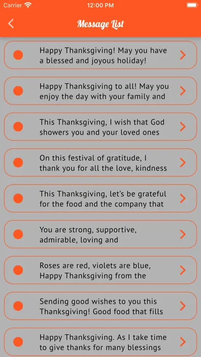 Captures d'écran de Happy Thanksgiving Day Gif SMS