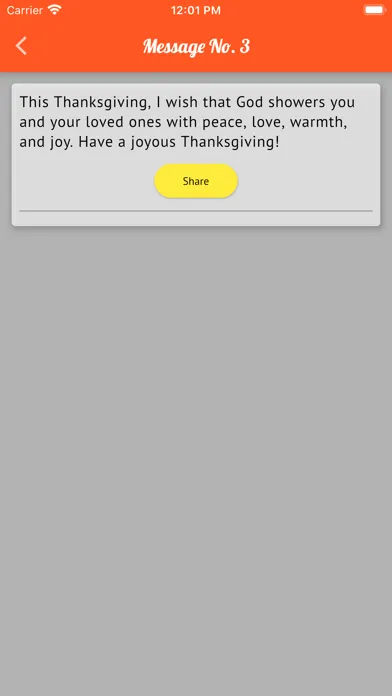 Captures d'écran de Happy Thanksgiving Day Gif SMS