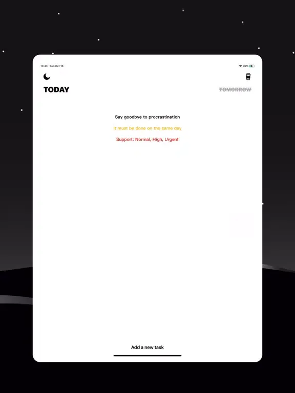 Captures d'écran de NOTO-Minimalist to-do iPad 