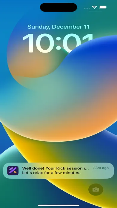 Capturas de tela do Kick - Focus Timer On Things