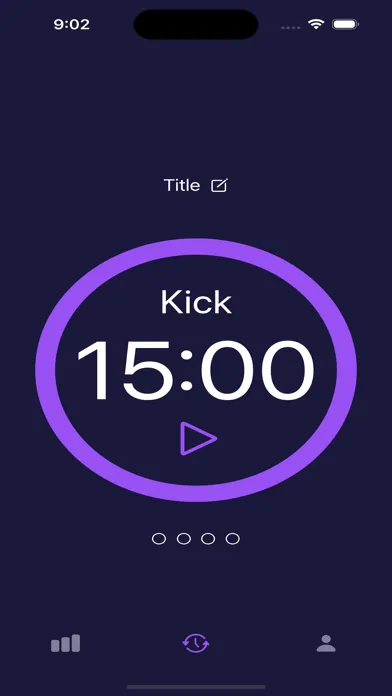 Capturas de tela do Kick - Focus Timer On Things