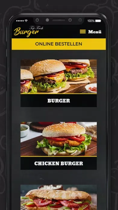 Tangkapan layar Top Fresh Burger Hamburg