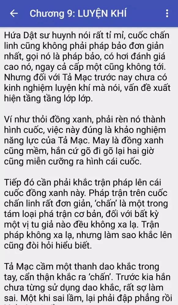 Screenshot di The gioi tu chan - Tien hiep