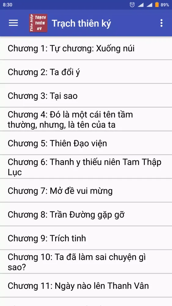 Trach thien ky Truyen offline Screenshots
