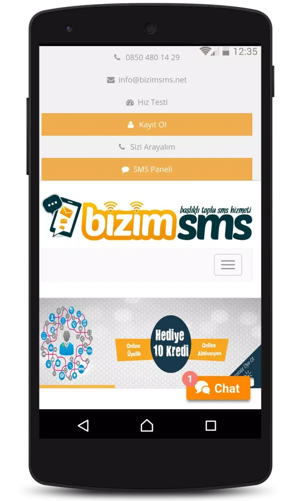 Capturas de pantalla de Bizim SMS | Pratik Panel