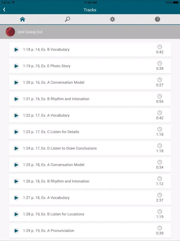 Zrzuty ekranu Pearson Go iPad 