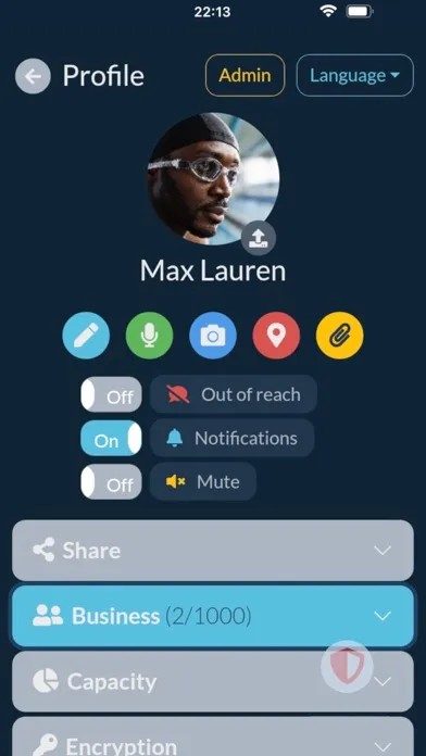 Captures d'écran de TopSecret Chat - OTR Messenger