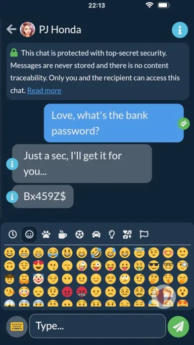 Captures d'écran de TopSecret Chat - OTR Messenger