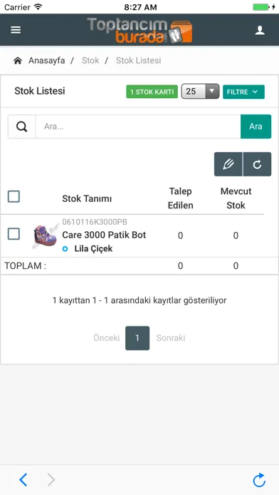 Toptancım Burada Fabrika Ekran Görüntüleri