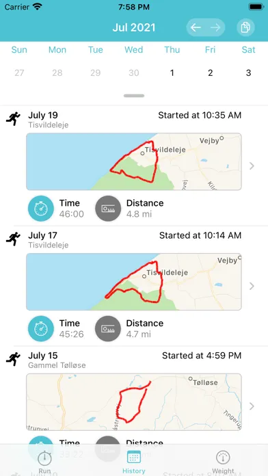 Rebios - GPS Track Running سکرین شاٹس