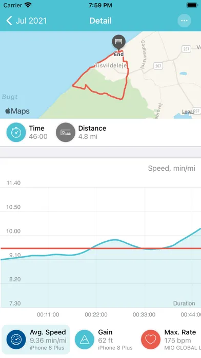 Rebios - GPS Track Running سکرین شاٹس