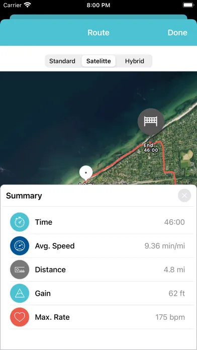 Rebios - GPS Track Running سکرین شاٹس