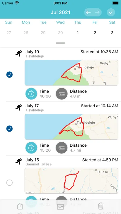Rebios - GPS Track Running سکرین شاٹس