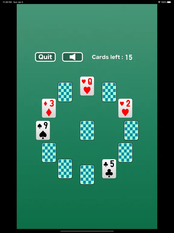 Clock Solitaire : Card Game iPad スクリーンショット