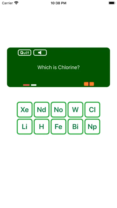 Chemical Elements Quiz स्क्रीनशॉट