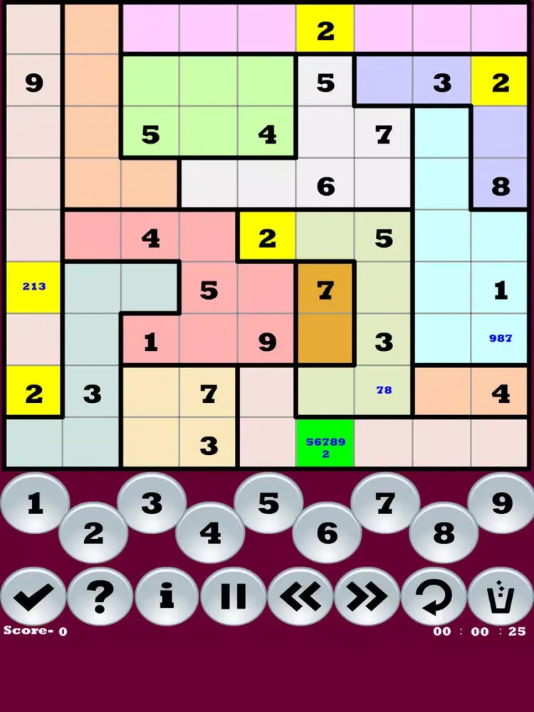 Toroidal Sudoku iPad  স্ক্রিনশট