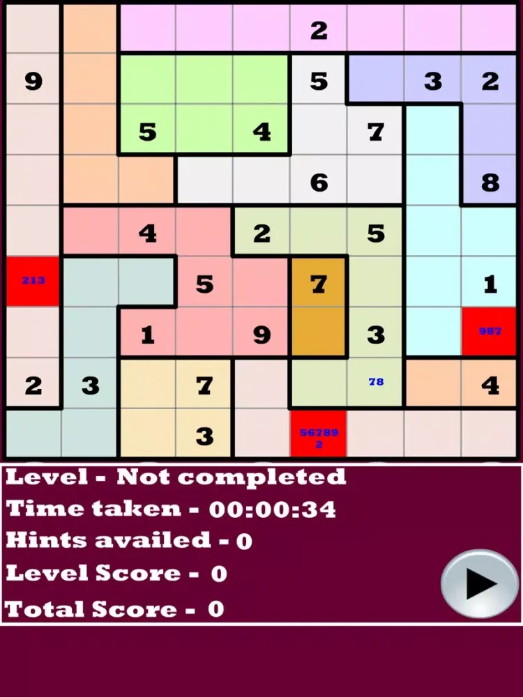 Toroidal Sudoku iPad  স্ক্রিনশট