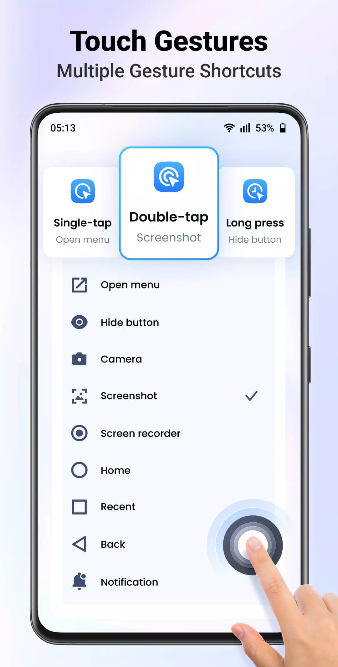 Assistive Touch Screenshots