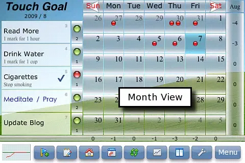 Touch Goal Lite (Goals/Habits Tracker) - Manage Your Everyday Life应用截图