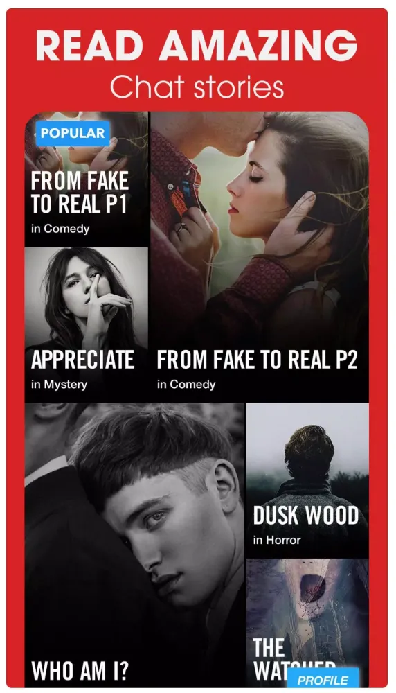 Capturas de pantalla de Tap Chat Stories - Get Hooked