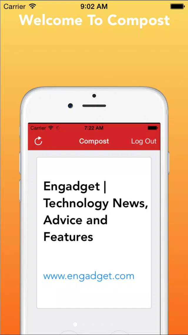Tangkapan layar Compost For Instapaper