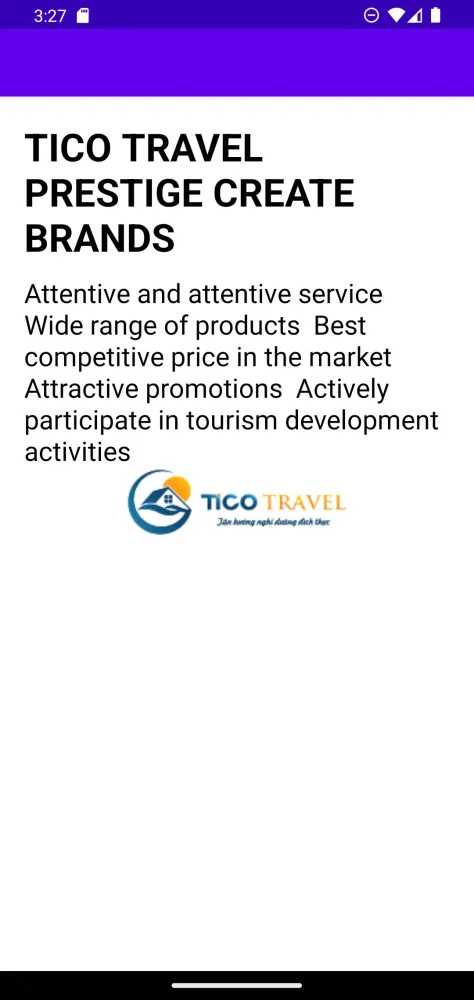 Captures d'écran de Tico Travel