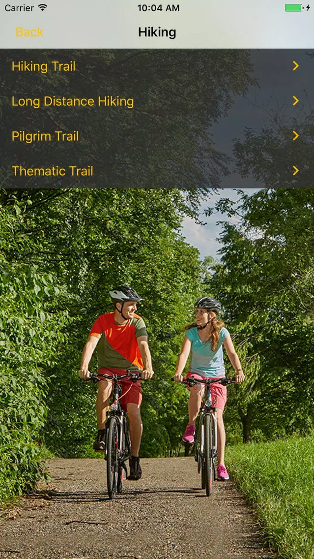 Capturas de tela do Hiking & biking in SW Germany