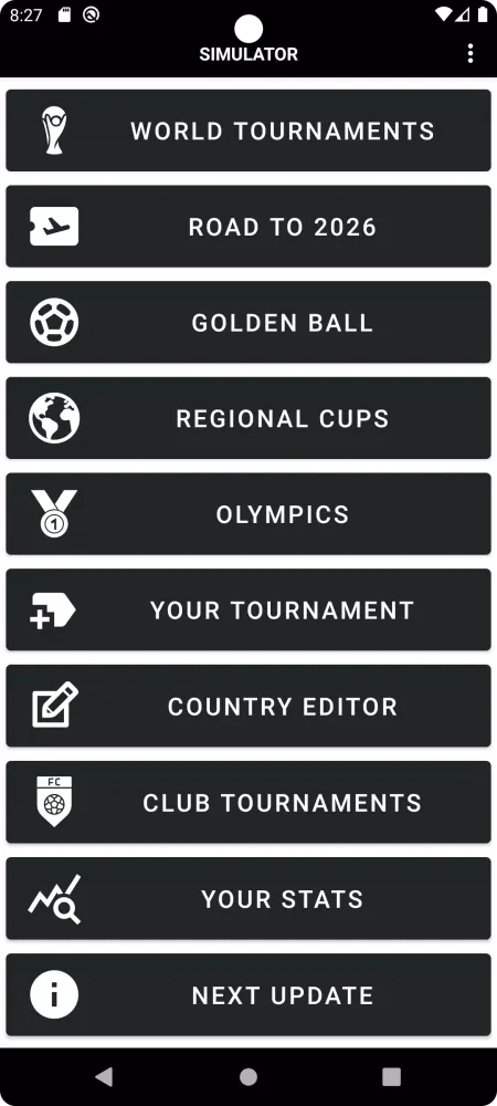 World Soccer Simulator 2025 Screenshots