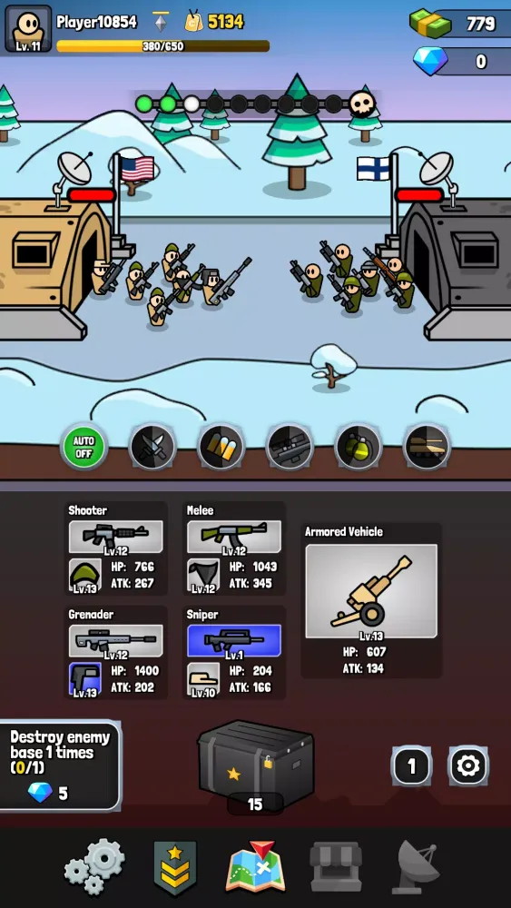 Capturas de tela do Battle Warriors: War Evolution