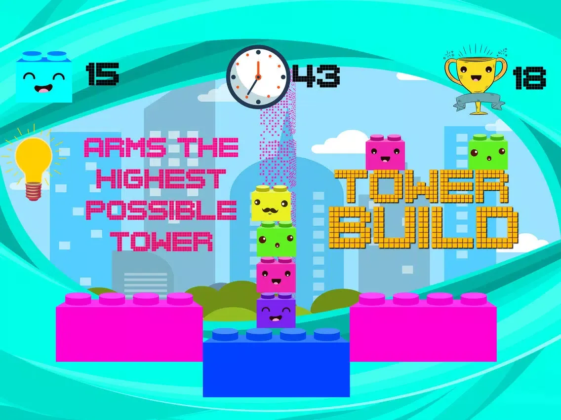 Tower Build Blocks iPad  스크린샷